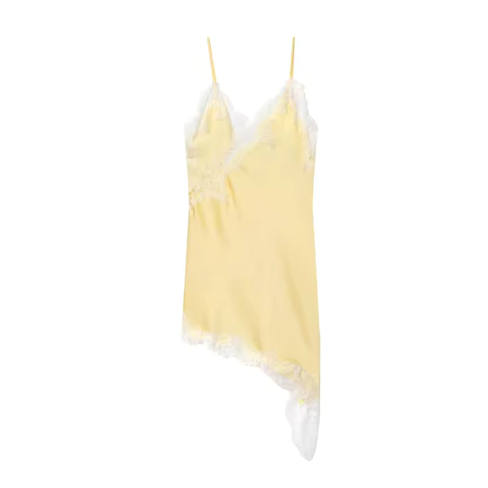 Vestido Satin Lace