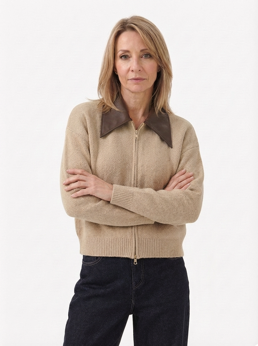 Cardigan Elodie Camel